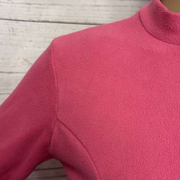 Terry Bicycles Fleece Cold Weather Cycling Jacket Small Bubble Gum Pink 1/2 Zip - Picture 3 of 12